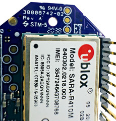 U-Blox SARA-R410M on a riser board Digi Xbee XB3M1 With Verizon Sim Card