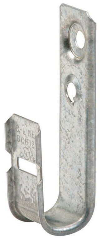 B-Line BCH12, 3/4″, Steel, Wall Mount, Cable J-Hook, 1 pc