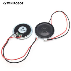 2Pcs/Lot New Ultra-Thin Speaker 4 Ohms 3 Watt 3W 4R Speaker Diameter 40MM 4CM Th