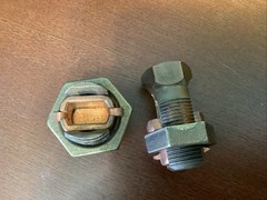2- BKB, Blackburn, 30H 2-4/0 STR 10-95, S/Bronze Split Bolt Bolted Connector