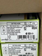 Leviton Outlet GFTR2-HGR Self Test Hosp Grade GFCI 20 Amp Receptacle 125 (NIB)