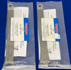 QUICK CABLE ® 4 GA BRAIDED GROUND STRAP 7403-001 LUG-TO -LUG 13” LONG – QTY 2