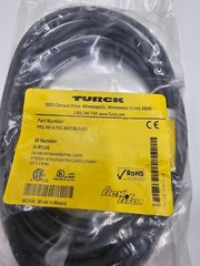 Turck Actuator Sensor Cordset 4M-4-Psg 4M/S90/S101 U-45396 Black 125V 2 Amps