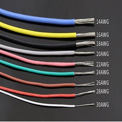 Flexible Silicone Wire Cable 2/4/6/7/8/10/11/12/13/14/15/16/17/18/20/22-30AWG