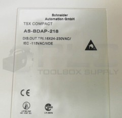 SCHNEIDER ELECTRIC AS-BDAP-218 DISCRETE OUTPUT MODULE 24-230VAC *READ*