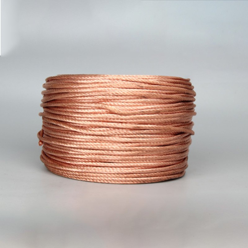 Round Tinned/Copper Braid Cable Bare Copper Braid Wire Ground Lead 2.5mm²- 90mm²