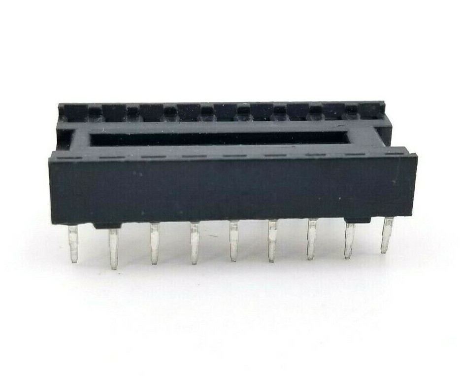 18-Pin DIP IC (Integrated Circuit) Socket Adapter, Female Through Hole