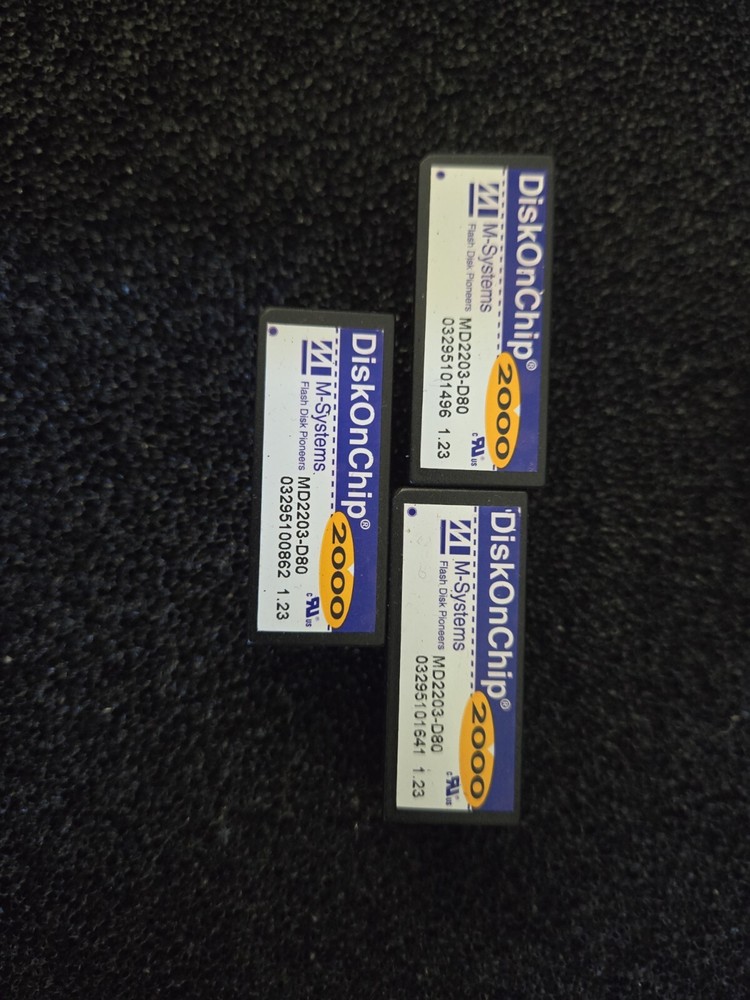 Diskonchip 2000 MD2203-D80 Lot Of 3