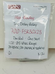 Allen Bradley 700-FSK3CU23 Timer One Shot Delay Relay Din Rail 0.5-10 Sec Range