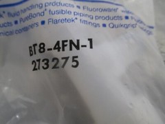 Fluoroware BT8-4FN-1 Tee 1/2 in x 3/8 ft NPT FSI, 111203