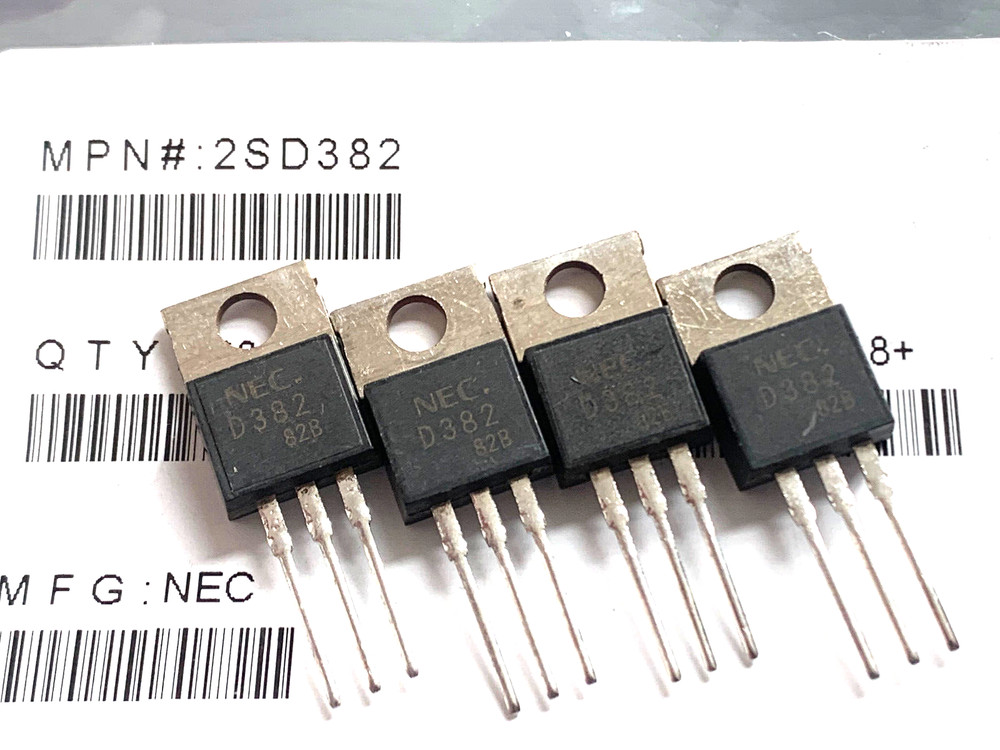 4Pieces 2SD382 Original New NEC Silicon Transistor