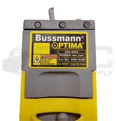 LOT OF 2 BUSSMANN OPM-1038R OPTIMA FUSE HOLDER 30A 600V