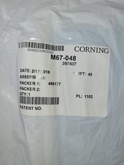 BRAND NEW CORNING M67-048 SPLICE TRAYS SLIM HEAT SHRINK FUSION 12 FIBER 0.2″