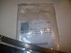 NEW RITTAL 2412.2.1.0 GROUND STRAP 20 CM X 1.5CM X 1MM PLATED COPPER 65A P5615