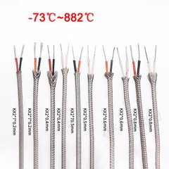 Type K Thermocouple Compensating Cable Extension Wire, Stainless Steel Shield