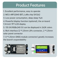 HelTec AutoMation Node T114 LoRa Development Board nRF52840 SX1262 Module Type-C