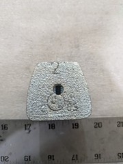 Dottie BK38M 3/8 in Malleable Iron Beam Clamp Bolt Size 1/2 X 1-1/2 Zinc Plated