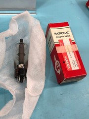 Lot of 4 National Electronics 6BK4C/6EL4A Scan Amplified Tubes, 184043