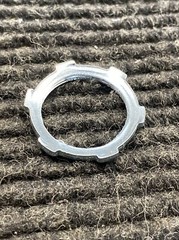 QTY 60 Arlington Industries 402 ,3/4″, Silver Plated STL, Rigid Conduit Locknut