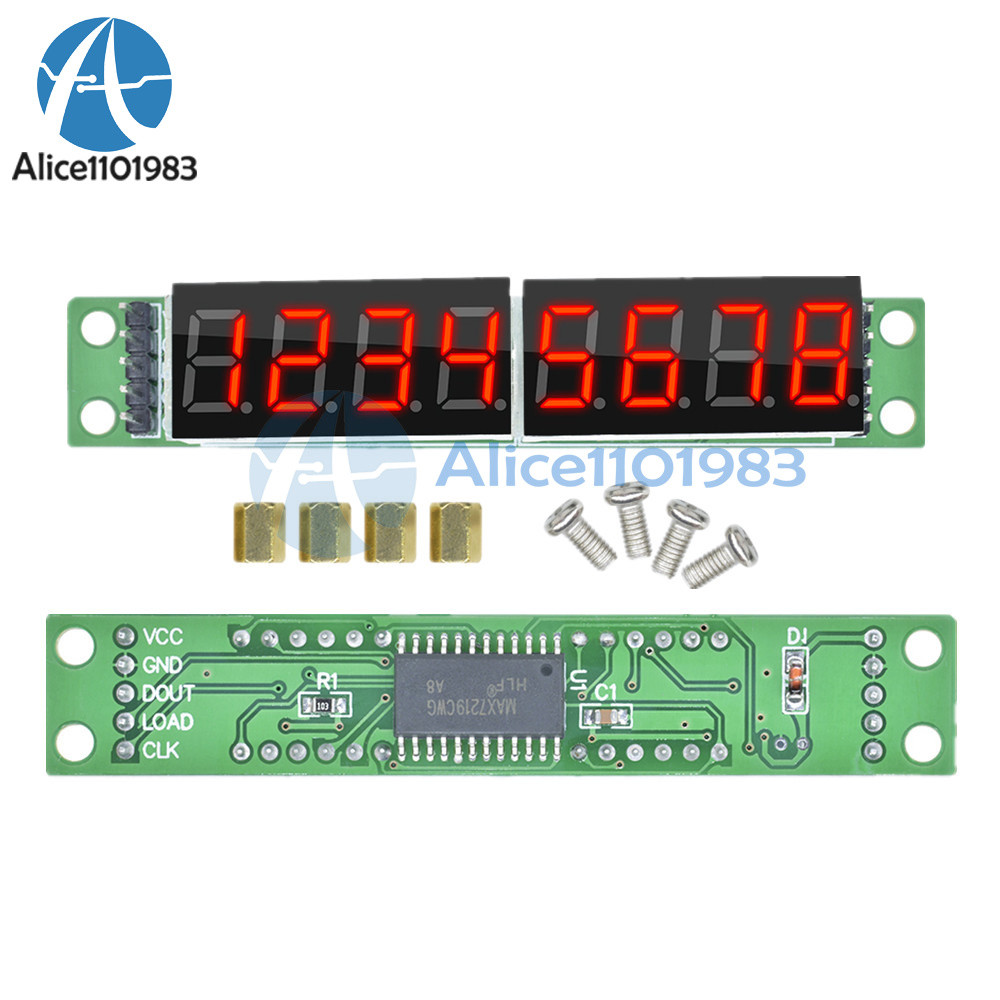 MAX7219 CWG 8-Digit Digital Tube Display Control Module Red for arduino