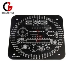DIY DS1302 DC5V Rotating LED Electronic Digital Clock Learning Board With Shell