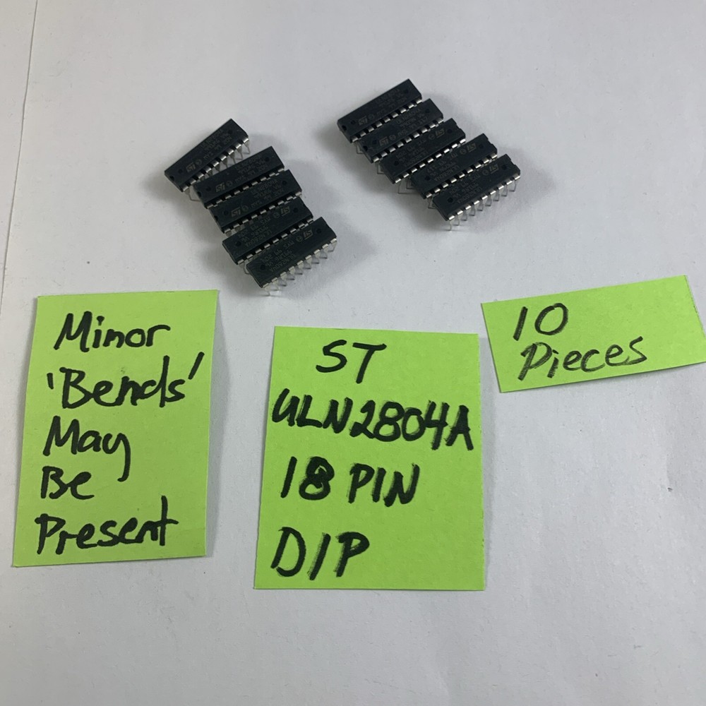 ST ULN2804A 18 PIN DIP 8 Darlington Arrays IC PCB Electronics See Pics OB #1096