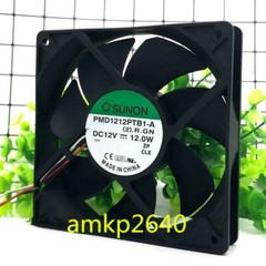 for Sunon PMD1212PTB1-A (2).F.GN 120mm x 25mm 12V 12.0W 3pin 150CFM Case Fan#am3