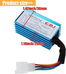Racing 5 Pins AC CDI Box for 50cc – 70cc 90cc 110cc 125cc 150cc S Size: 5 pins