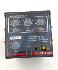 MH OA 703 Overcurrent Relay | 2-7A Range | AC 110/240V ( 1 Pcs )