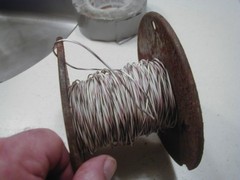 WR-43 Teflon ® Hookup Wire #22, silver plated copper~ 300 feet, wh/red/blk NOS