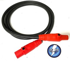 2 AWG, 190 Amp, Type W Generator Cable, CAM Extension, YOU CHOOSE.