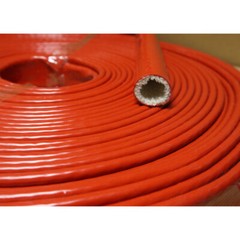 4mm-130mm Silicone / Fibreglass Fire Sleeving HIGH TEMP Sleeve Insulating Hose