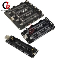 3V/5V Micro USB ESP32 1/2/4x 18650 Mobile Power Li-ion Battery Holder Shield V8