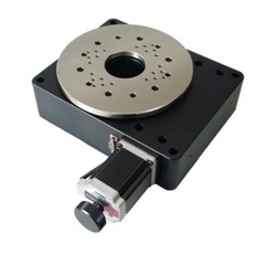 PT-GD204 High-precision Electric Rotary Table 360 Degree Rotation Worm Gear