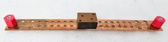 Used HARGER RGBH181.617UP 1/8 x 1.6 x 17 in Rack Ground Bar