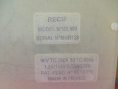 RECIF IDLW8 Notch Finder, 90V/260V, 50/60Hz, 1.2A/110V, 0.55A/220V, 409755