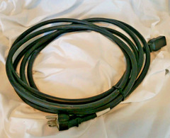 Power Cord 15ft 20A/250V Molded 3-Prong Plug Socket Black