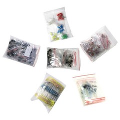 Electronic Components Kit 1390PCS LED Diodes Resistors Electrolytic Capacitors