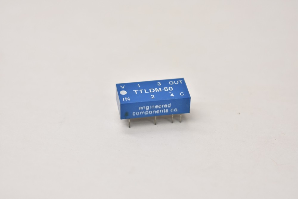 EC2 TTLDM-50 Delay Line, Fixed Taps 1-Line 5-Tap Hybrid DIP 14-PIN, Plastic