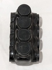 Polaris 4-Port Black Multi-Tap Pre-Insulated Connector IPLD350-4