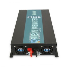 DC 24V to AC120V Pure Sine Wave Inverter 3000W Power Converter Home Battery Camp