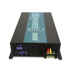 DC 24V to AC120V Pure Sine Wave Inverter 3000W Power Converter Home Battery Camp