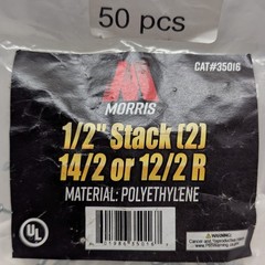 35016 – 1/2″ Plastic Stacking Staples for (2) 14/2 & 12/2 – Pack of 50