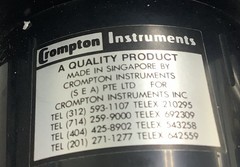 Crompton Instruments 0-600AC Volts Current/Voltage Meter 215-02-VA-PZSJ (b468)