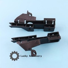 Pair New Front Bumper Cover Guide Mount Bracket For BMW E46 01-05 320i 325i