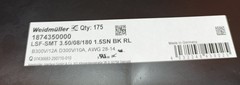 Weidmuller 1874350000 LSF-SMT 3.50/08/180 1.5SN BK RL