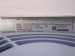SIEMENS BT300-015X2-01X / BT300015X201X