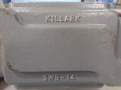 KILLARK XCS-0A15-GL CONTROL STATION 2 PUSHBUTTONS, 1 LIGHT