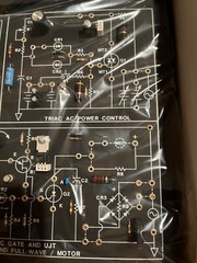 New Open Box 91011-20 LAB-VOLT Board THYRISTOR POWER CONTROLS WITH MOTOR KIT