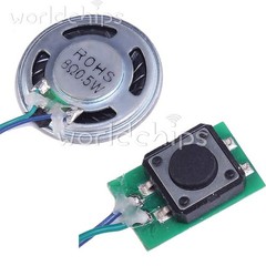 1~10PCS 8M Sound Recorder Module Voice MP3 Music Key Control For Greeting Card